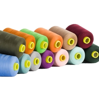 China Producent Cena Kolor 100% Polyester Przędza szywa 20/2 30/2 40/2 5000 Yards