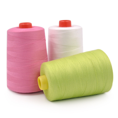 W magazynie Nitki poliestrowe Hilos De Coser Kolor stały barwiony Spun 100% Polyester Przędza 40/2 Polyester Przędza szywa