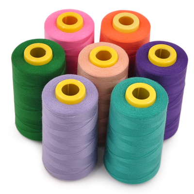 W magazynie 3000 Yards Hilos De Coser Spun Polyester Sewing Yarn TKT Thread 40/2 Polyester Sewing Threads