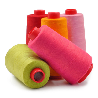 Dobry jednorodność Polyester Core Spun Thread Wielokolorowe nitki do szycia