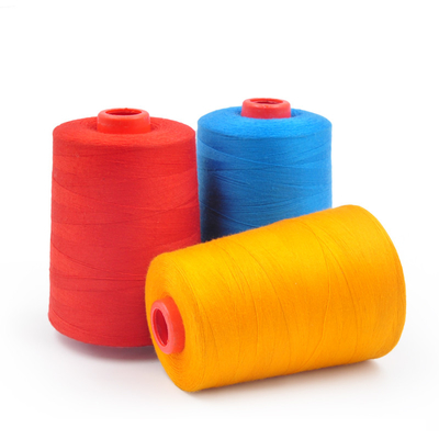 Dobry jednorodność Polyester Core Spun Thread Wielokolorowe nitki do szycia