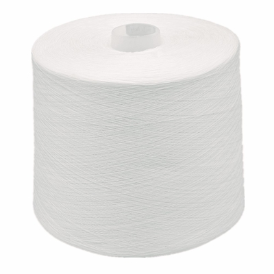60/2, 80/2, 40/2 100% Polyester Ring Spun Przędza surowa biała do szycia