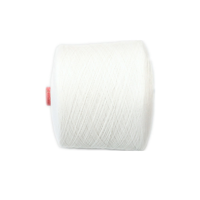 Sprzedaż hurtowa 20S/2 100% Polyester Spun Polyester Przędza do szycia o wysokiej wytrzymałości Wątek surowy biały 402 Przędza poliestrowa