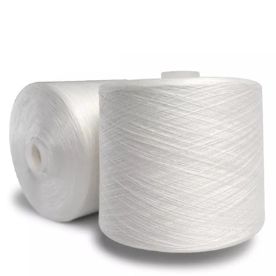 Hubei Factory 100% Polyester Core Spun Yarn Cena Yizheng Włókna surowa biała przędza