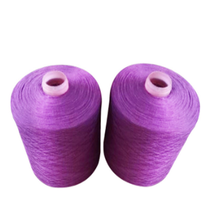 40s/2 40s/3 Czerwony Czarny Biały 100% Poliester Farbowany Przędza Spun Niska skurcz