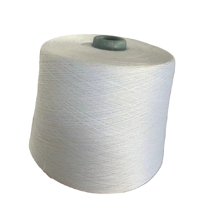 30s/2, 30s/3, 30s/1 Raw White 100% Polyester Ring Spun Yarn For Sewing Knitting