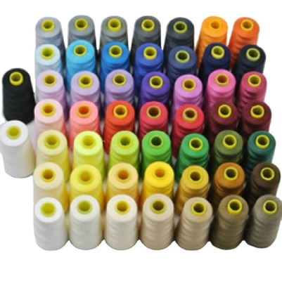 Wielokolorowe Opcjonalne 20/2 30/2 40/2 50/2 Polyester Przędza do szycia Przędza do szycia