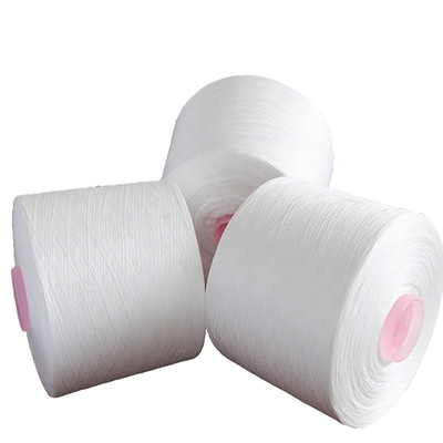 20s/2, 40s/2 60s/2 100% Polyester Core Spun Przędza surowa biała Polyester Twisted Yarn