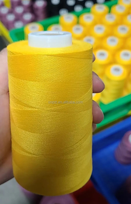 40s/2 Czarny Biały Czerwony Wielokolorowy 100% Polyester Wątek do szycia 3000Y 5000Y 10000 Yards