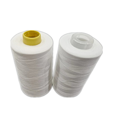 Zbiór fabryczny Biały 40/2 100% Polyester Wątek do szycia 5000Y/ stożek