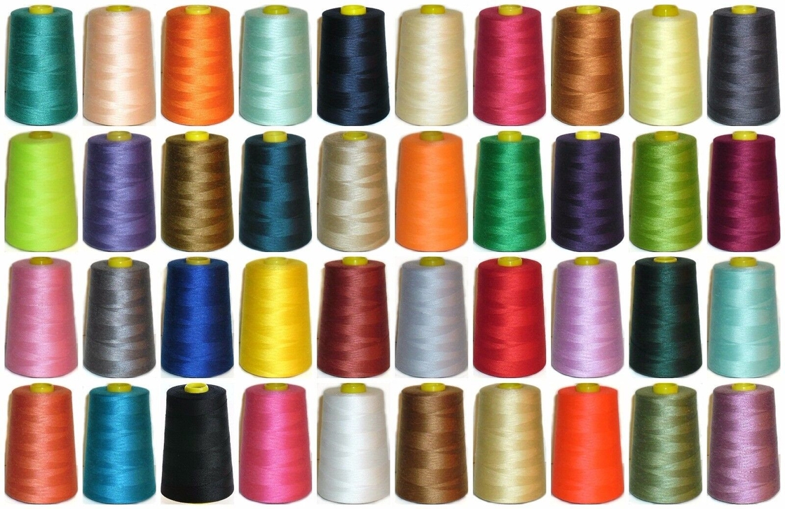 Dobry jednorodność Polyester Core Spun Wątek, Wielokolorowe Wątka do szycia